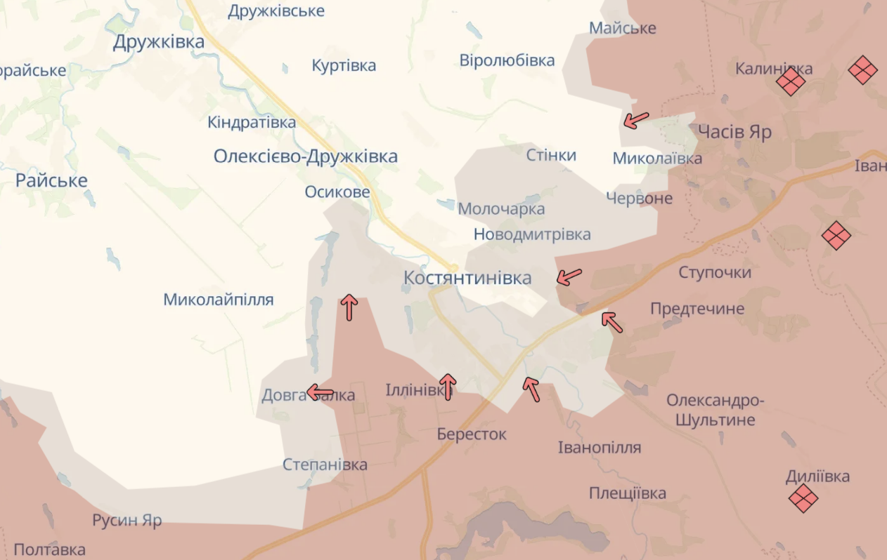 Карта бойових дій в Україні станом на 10 жовтня 2026 року фото 7