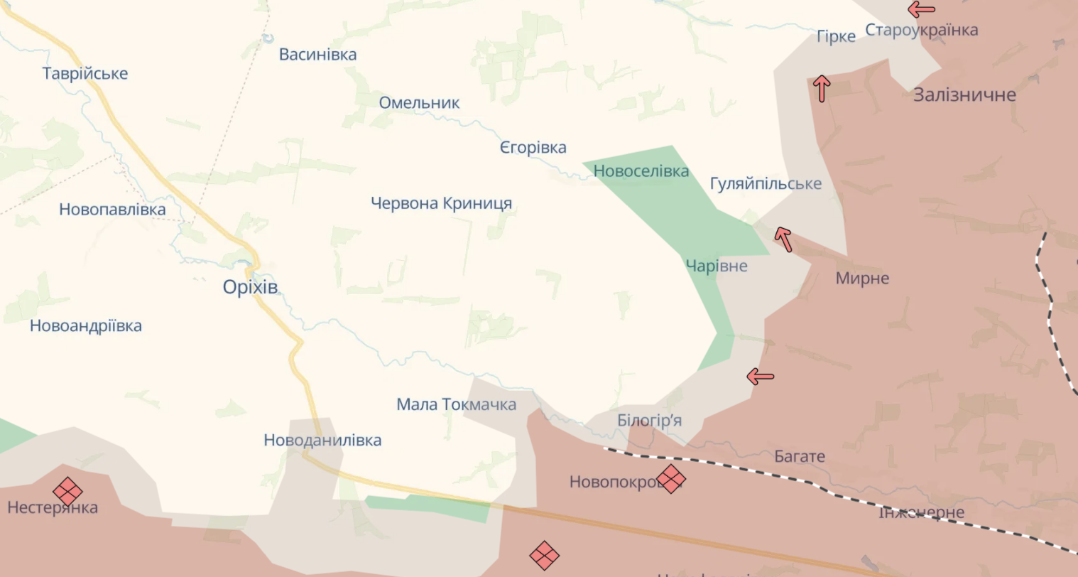 Карта бойових дій в Україні станом на 10 жовтня 2026 року фото 10