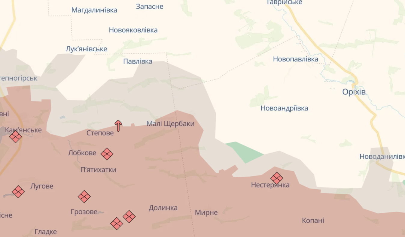 Карта бойових дій в Україні станом на 10 жовтня 2026 року фото 11