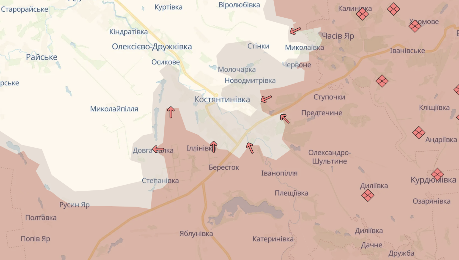 Карта бойових дій в Україні станом на 17 жовтня 2026 року фото 7