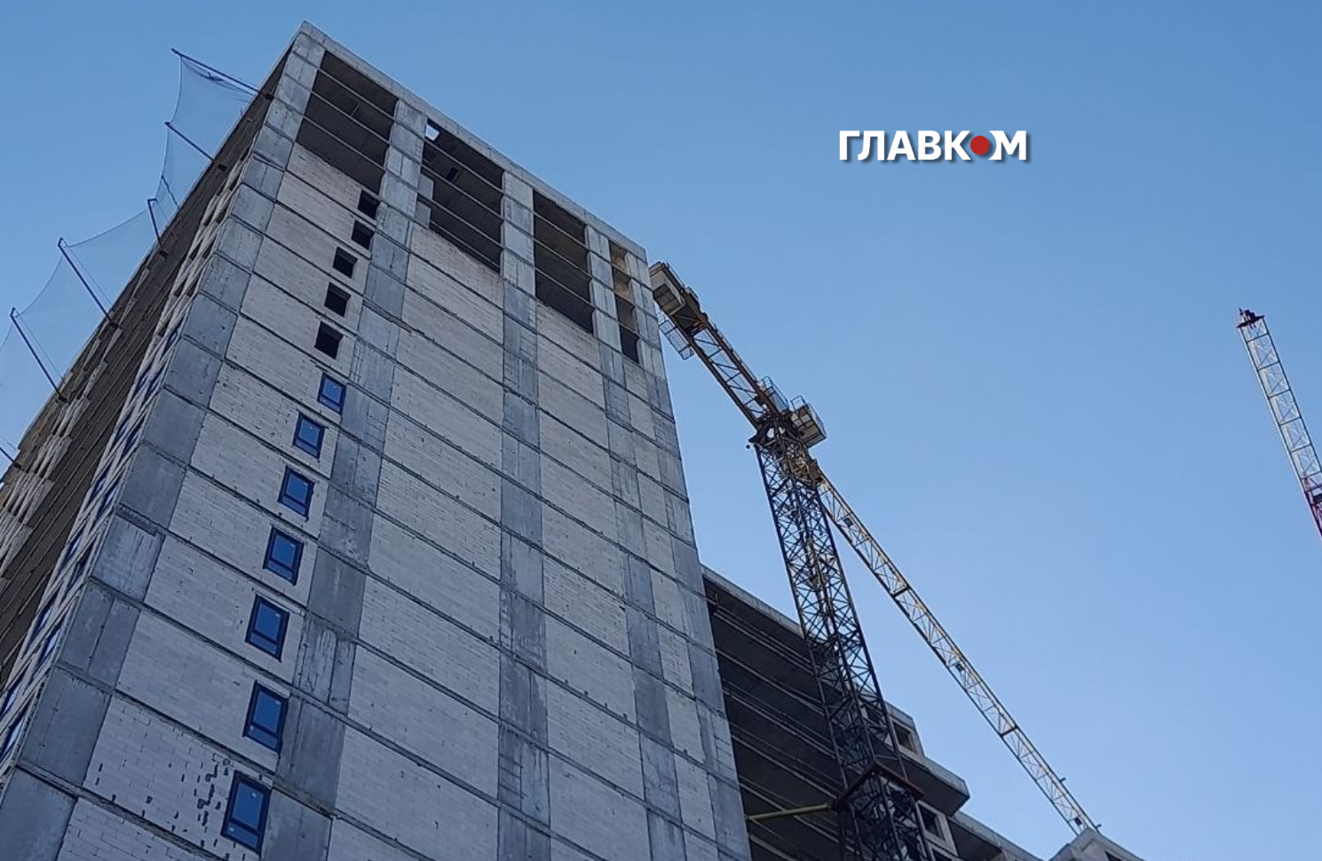 Одна із секцій ЖК Happy House: фасад залишається неоздобленим