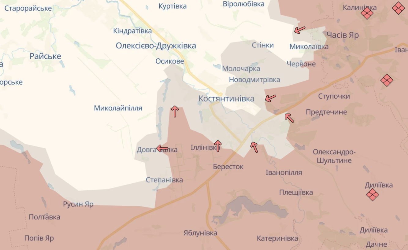 Карта бойових дій в Україні станом на 24 жовтня 2026 року фото 7