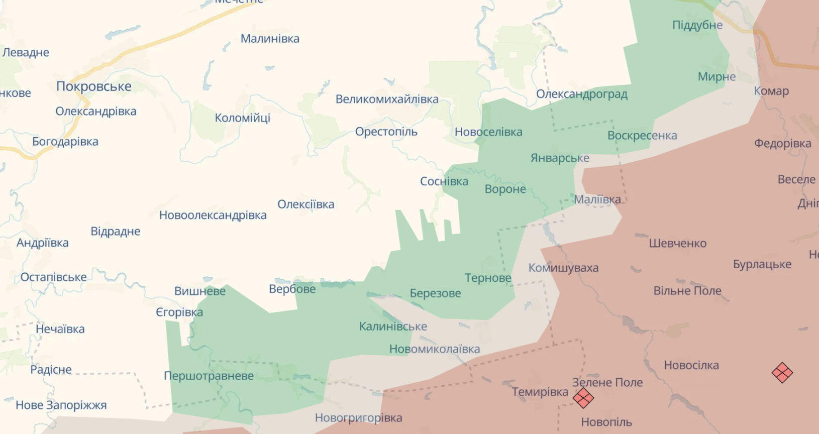 Карта бойових дій в Україні станом на 24 жовтня 2026 року фото 9