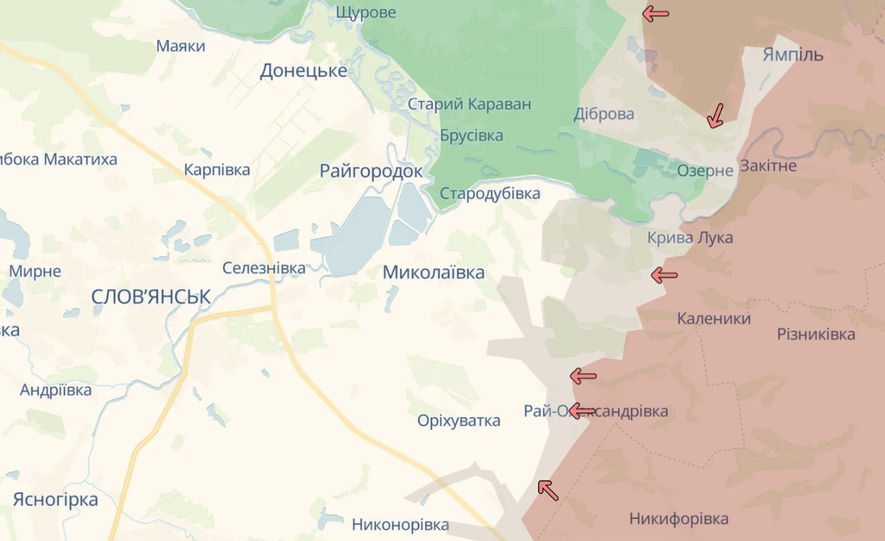 Карта бойових дій в Україні станом на 25 жовтня 2026 року фото 5