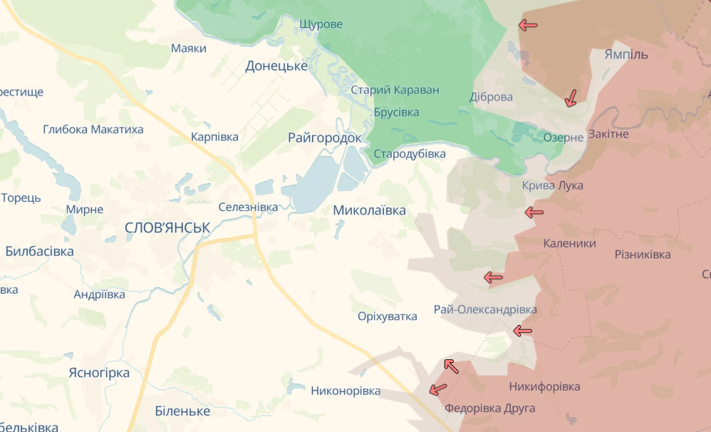 Карта бойових дій в Україні станом на 2 жовтня 2026 року фото 5