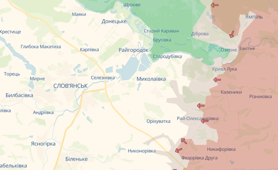 Карта бойових дій в Україні станом на 14 жовтня 2026 року фото 4