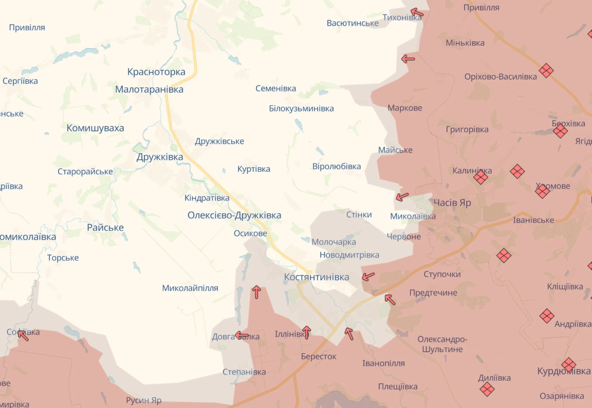 Карта бойових дій в Україні станом на 15 жовтня 2026 року фото 6