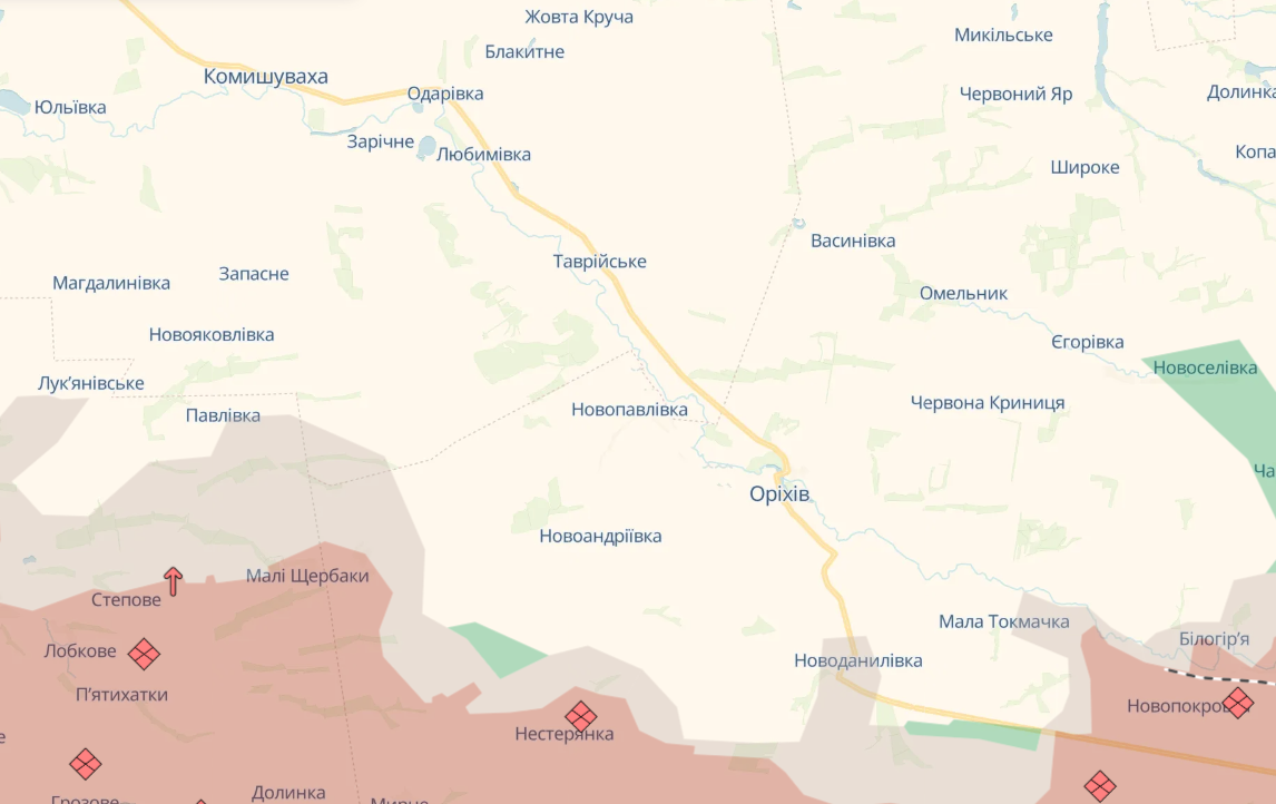 Карта бойових дій в Україні станом на 16 жовтня 2026 року фото 10