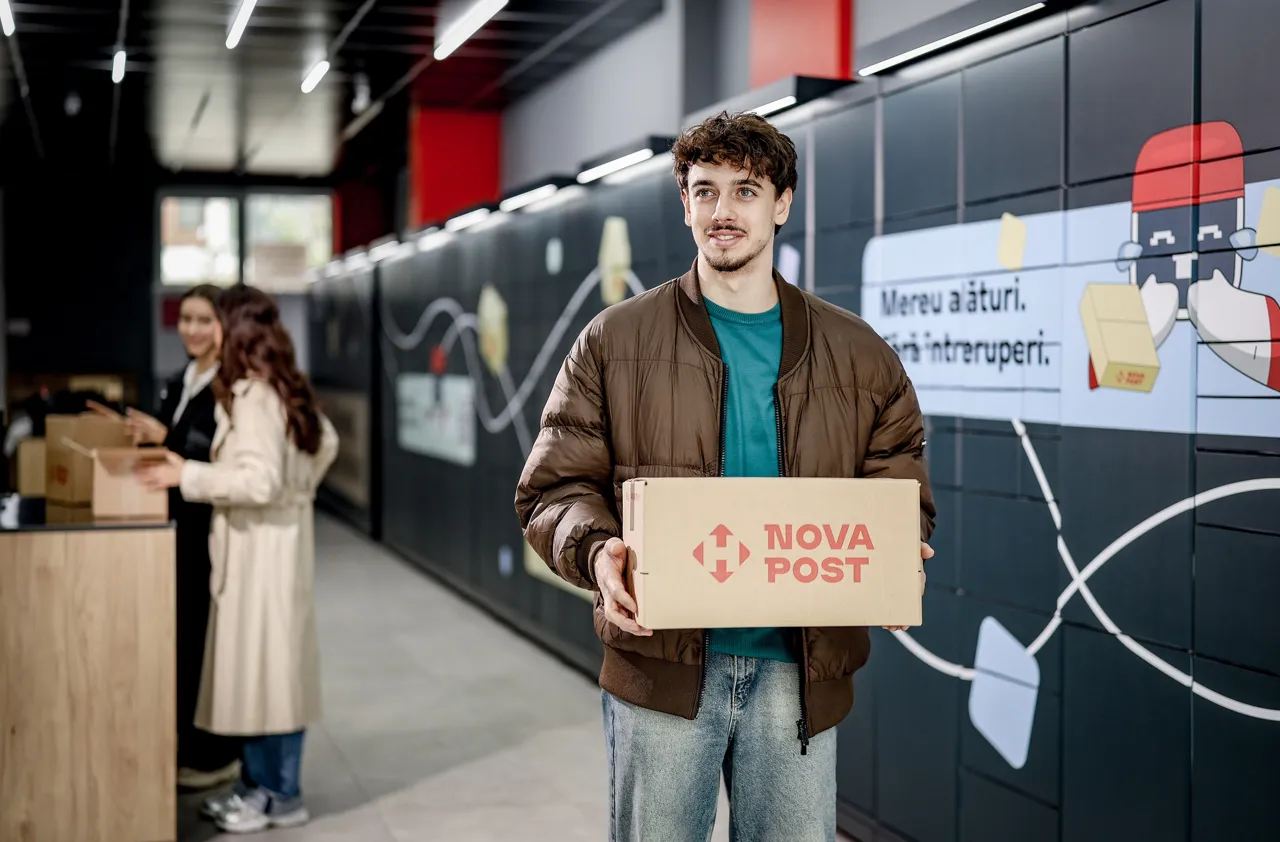 «Нова пошта» відкрила гігантський поштоматний комплекс у Молдові фото 1