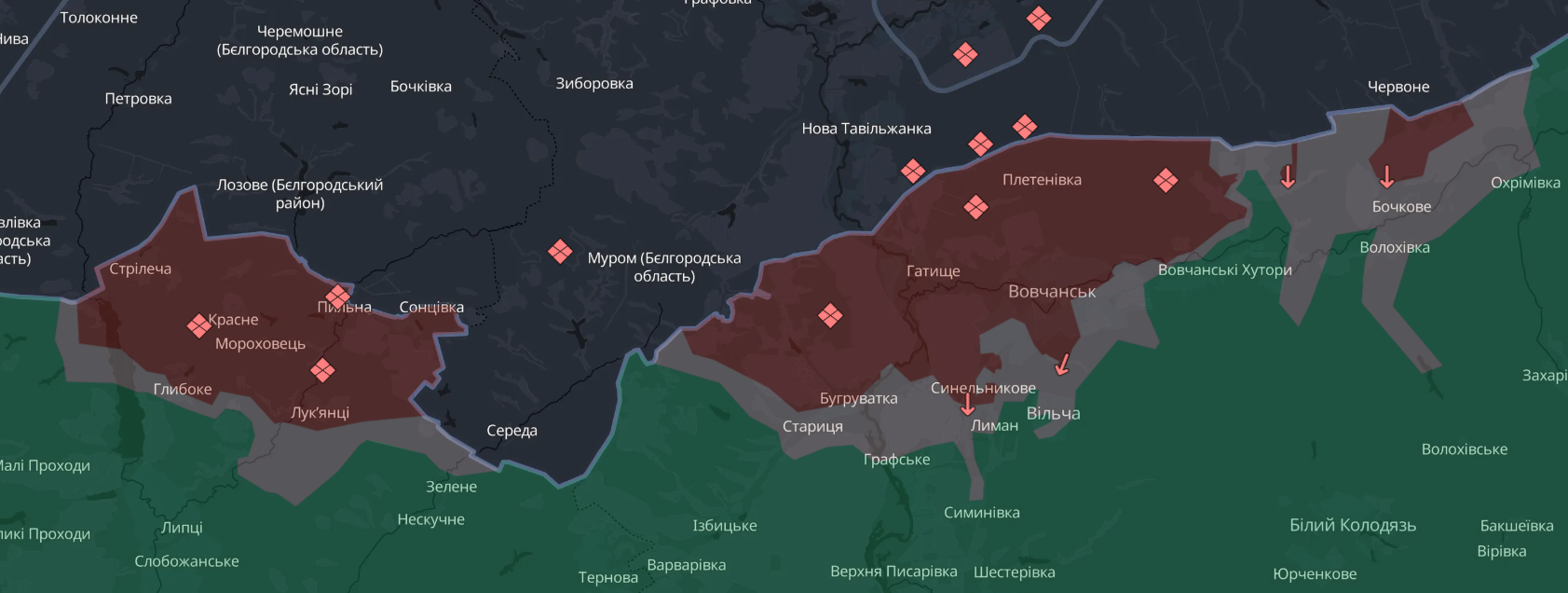 Карта бойових дій в Україні станом на 22 жовтня 2026 року фото 2