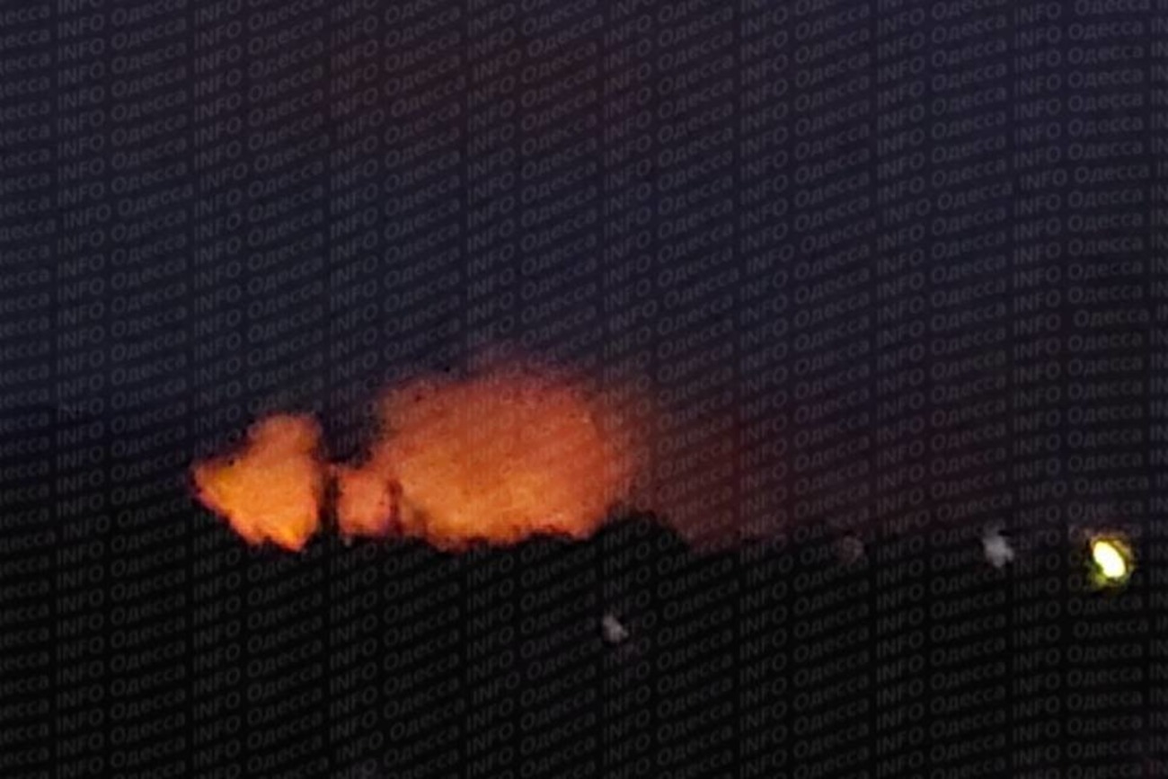 Пожежа в Одесі після російської атаки