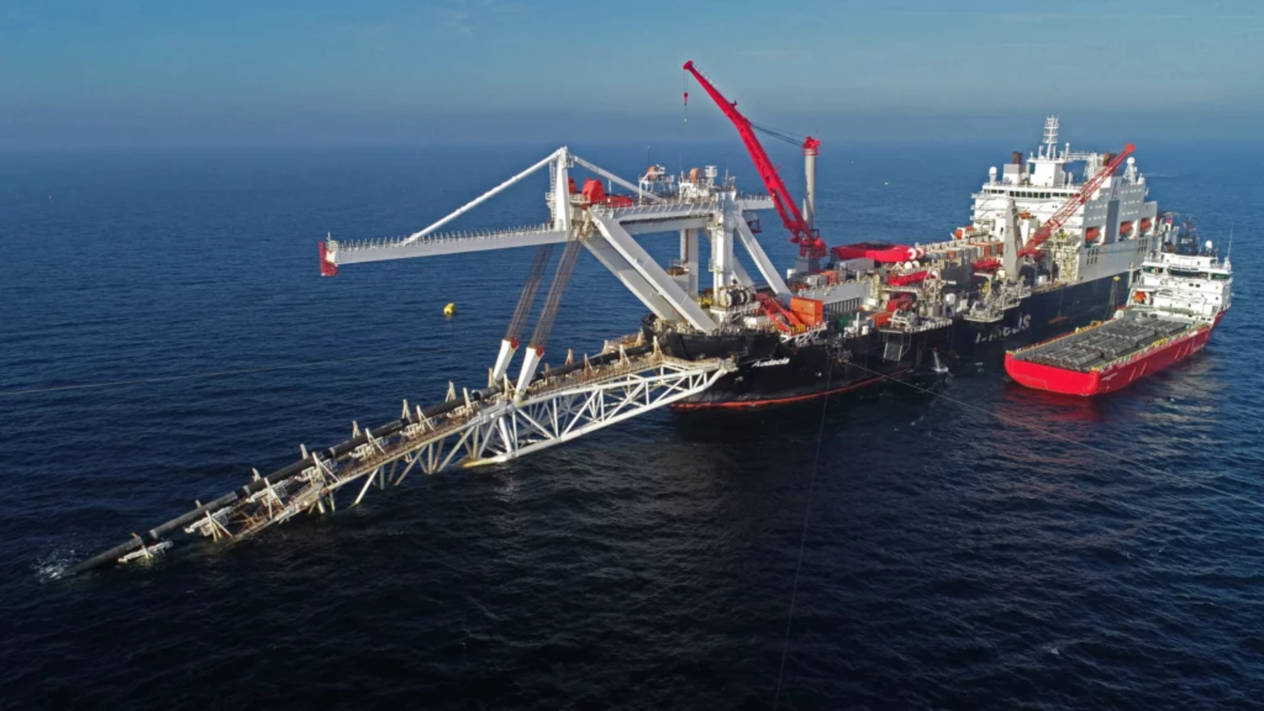 Трубоукладальне судно компанії Allseas, яка не завершила проєкт «Північний потік-2» через американські санкції