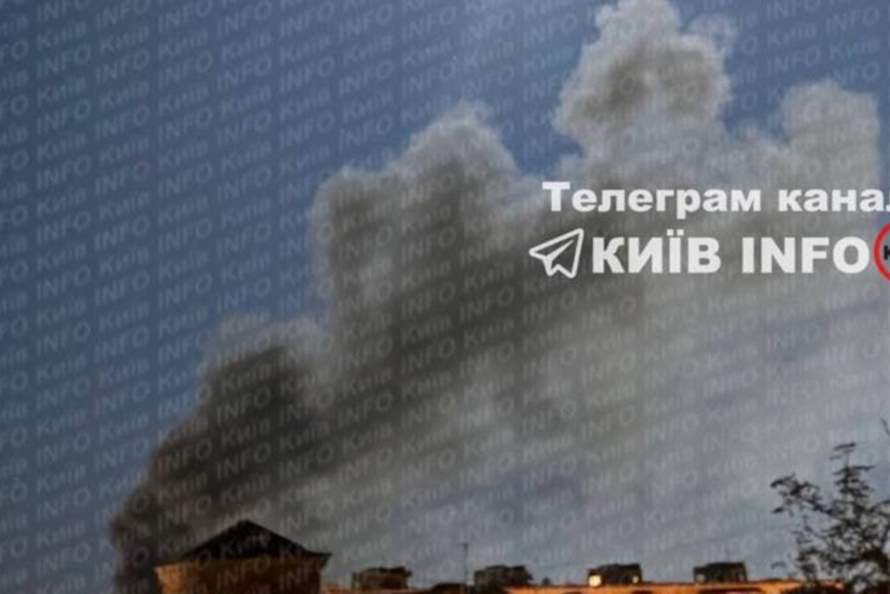 Задимлення у Києві після атаки