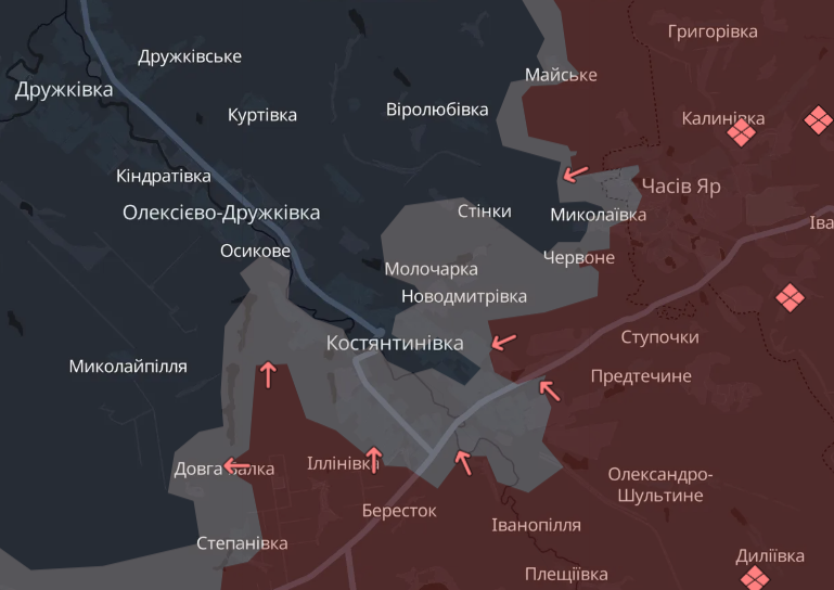 Карта бойових дій в Україні станом на 22 жовтня 2026 року фото 7