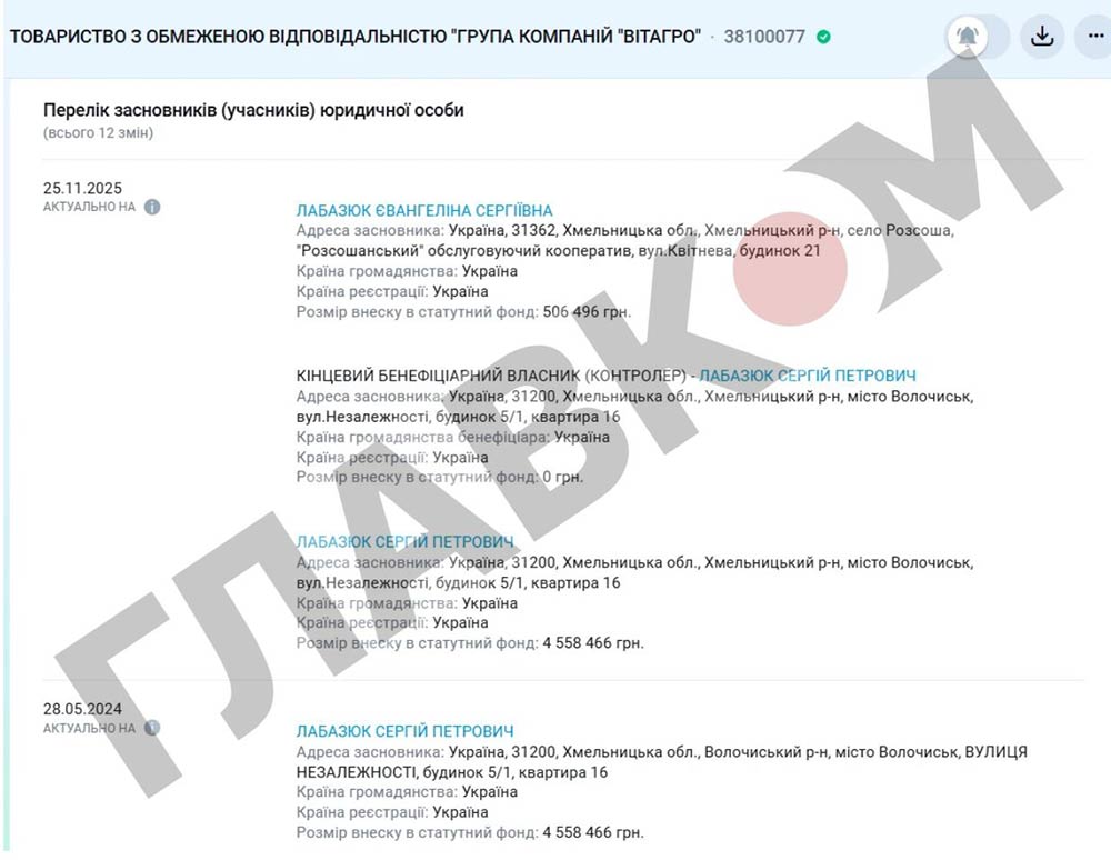Нардеп Лабазюк, якого судять за корупцію, завів у сімейний бізнес юну спадкоємницю фото 2