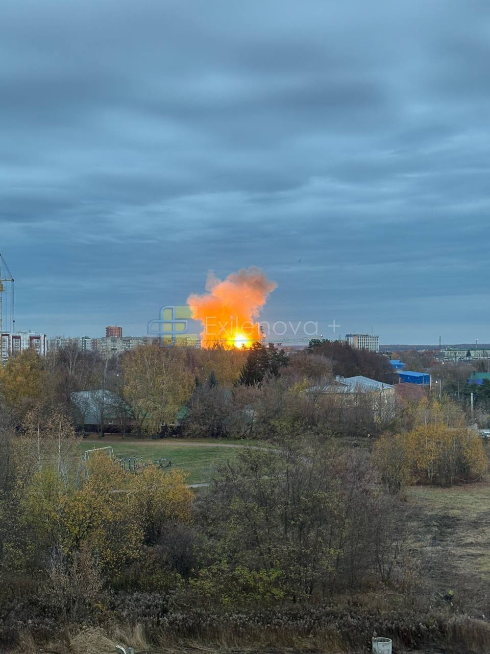 Момент удару по заводу