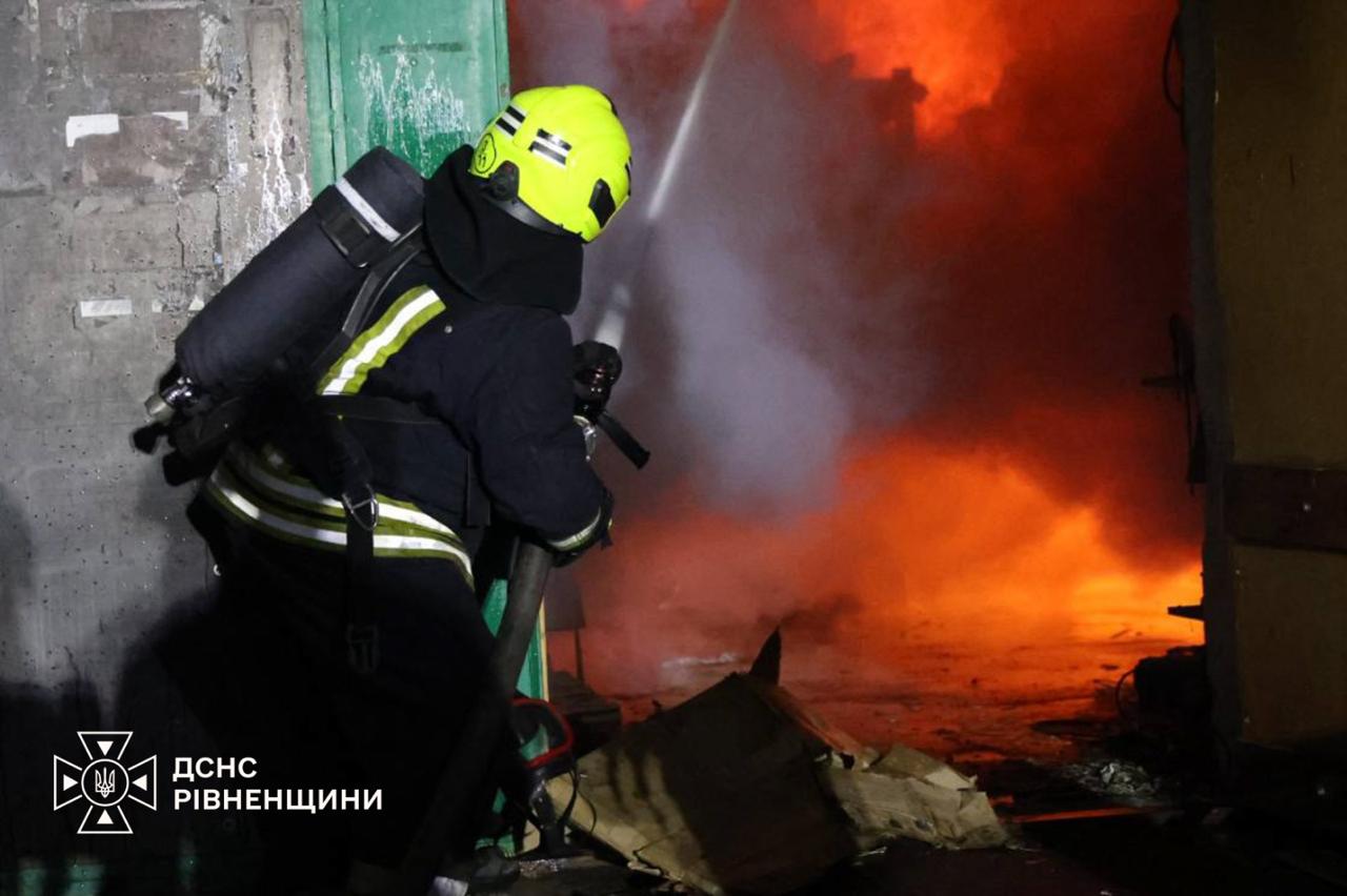 Наслідки російської атаки на Рівненщину 17 жовтня