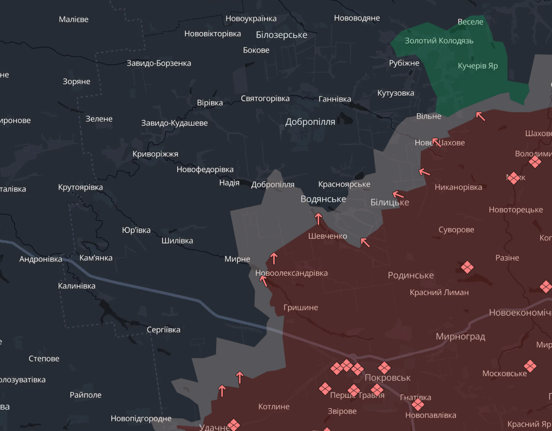 Карта бойових дій в Україні станом на 6 жовтня 2026 року фото 8